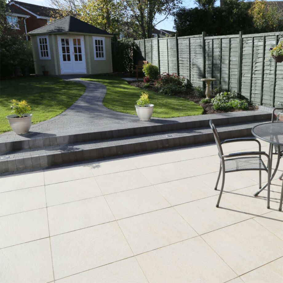 Brett Paving Porcelain Geoceramica Fiordi DRIVEWAY 60 Grigio