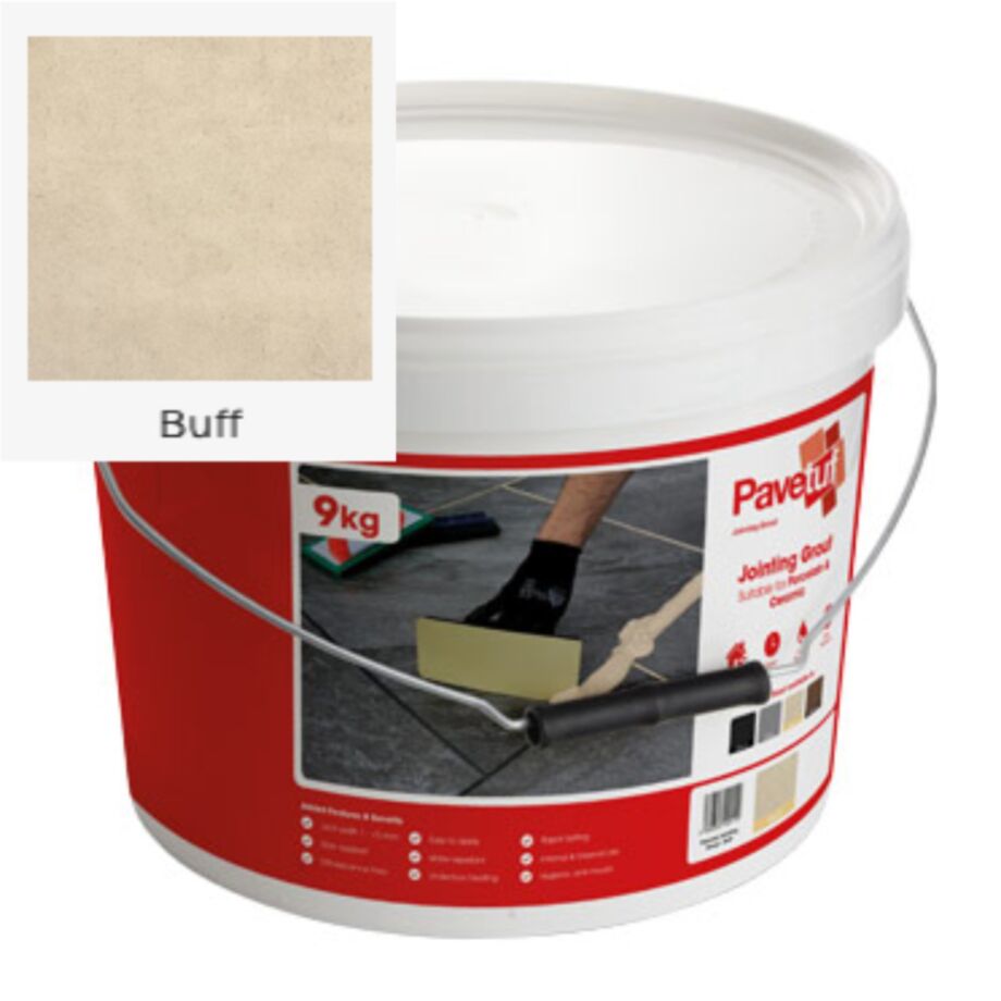 Pavetuf_Jointing Grout for Porcelain Paving 9kgBuff