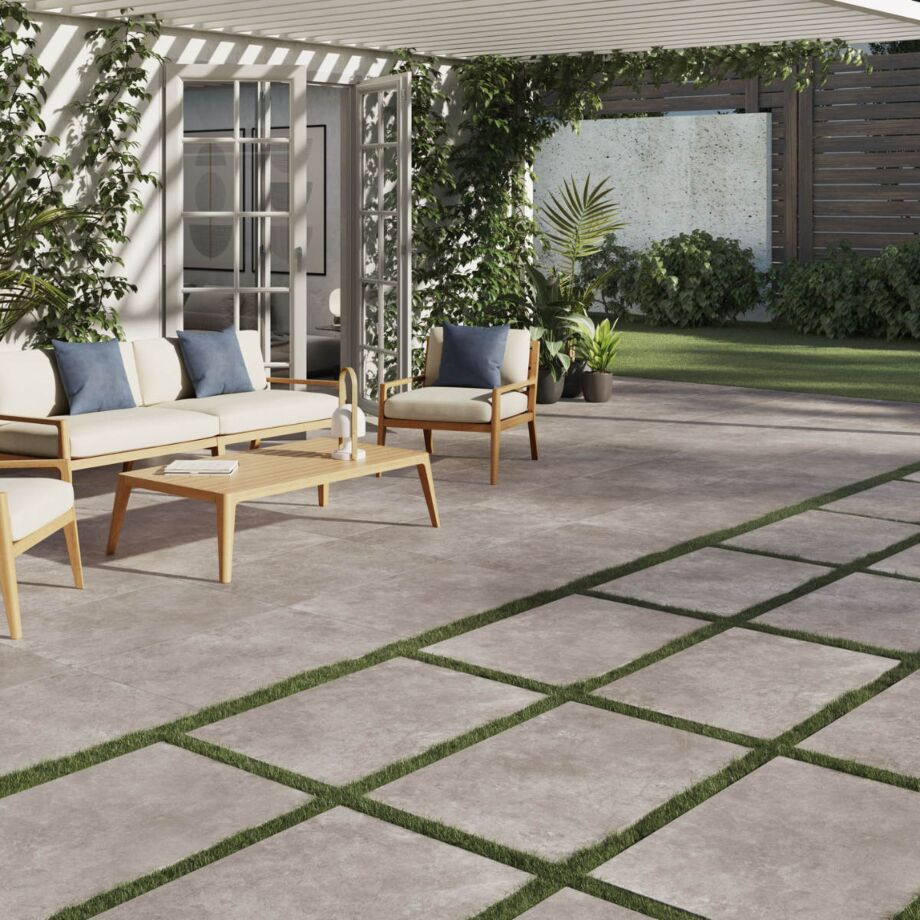 Paving Superstore_Porcelain 'Italiano Kendal' Dark GreyPAVING SLABS