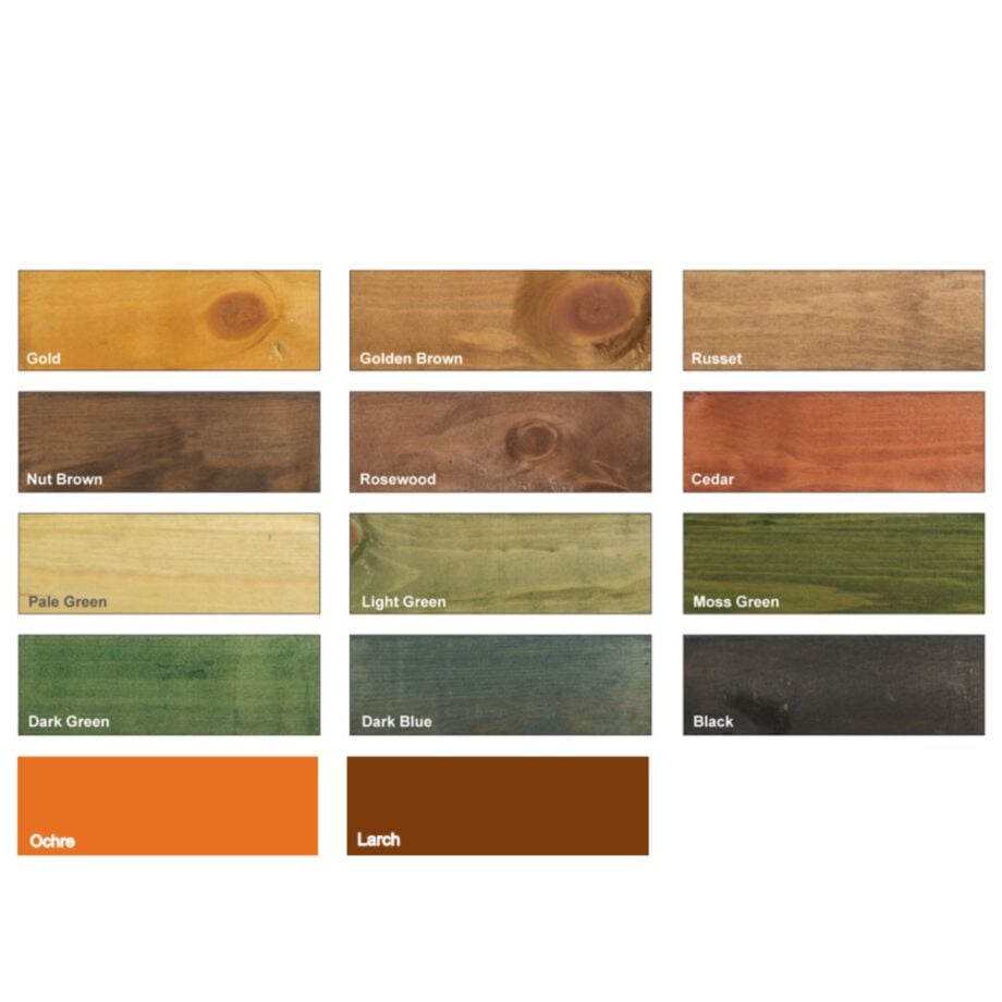 Coloured fence store stain