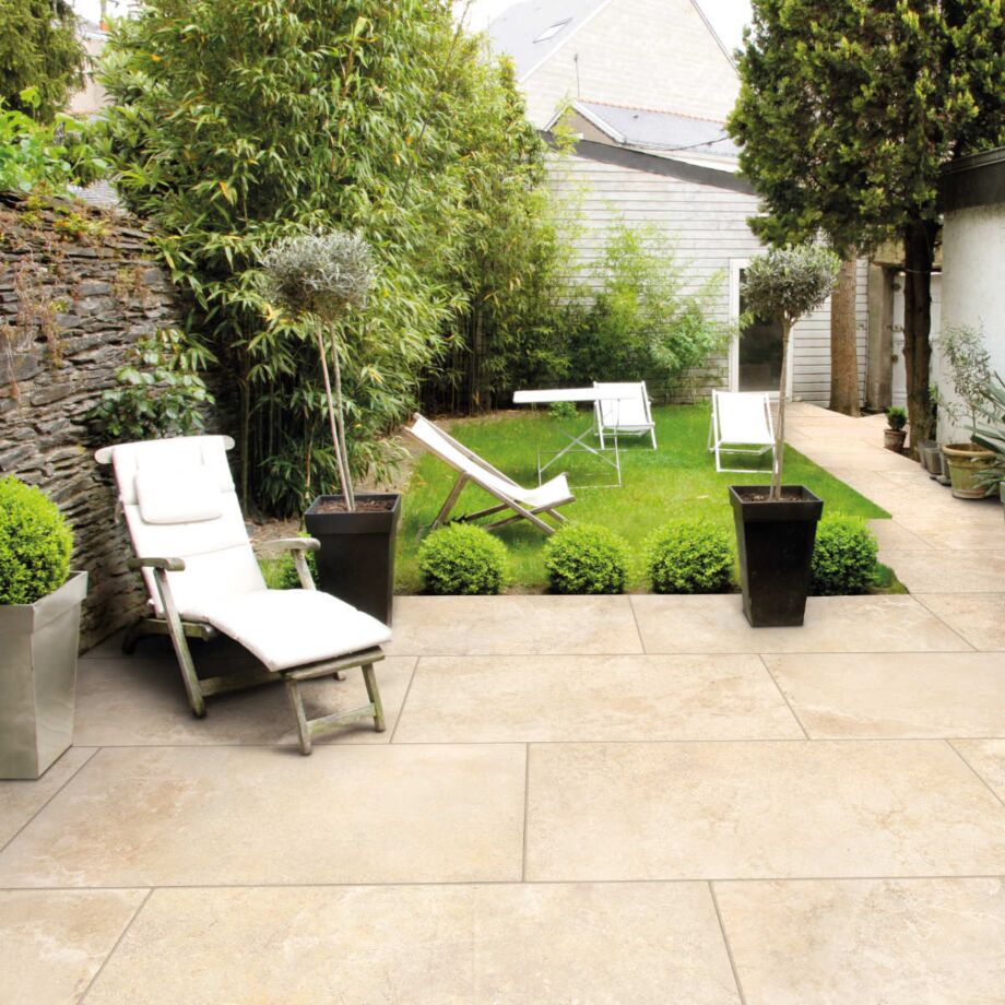 Hambleton Ivory Stone Effect Porcelain Paving Quorn Stone, 60 OFF