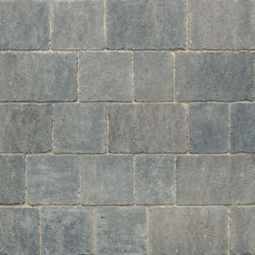 Stonemarket Paving _ Concrete 'Trident' Grey-BLOCK PAVING