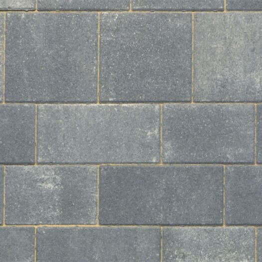 Stonemarket Paving _ Concrete 'Medley Driveway' Frost Grey Smooth-BLOCK PAVING