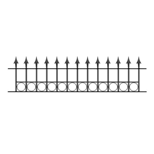 Burbage _ Balmoral, Premium Quality Metal - Railing Panel with Rings