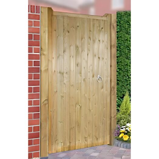 Burbage _ Drayton Mid High Single Wooden - Gate