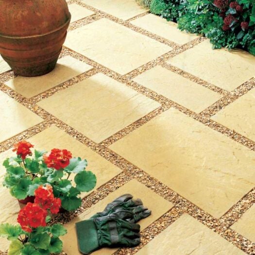 Bowland Stone _ Concrete 'Windsor Riven' Barley - PAVING SLABS