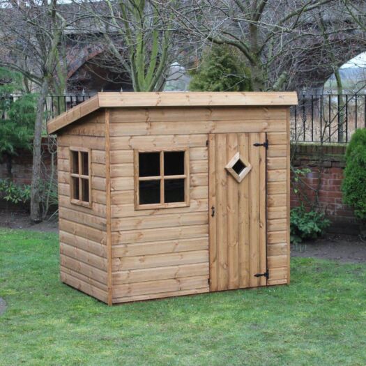 Shedlands_Mini, Pent with Installation-Playhouse