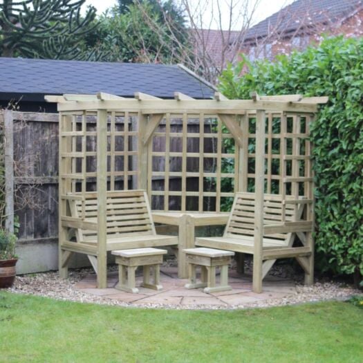 Paving Superstore Pro Range _ 'Rustic Country' - Clementine Corner Arbour