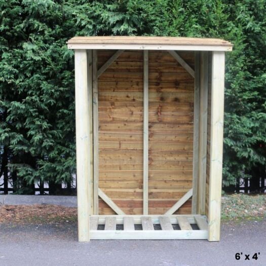 Paving Superstore Pro Range _ 'Rustic Country' - Heavy Duty Log Store 