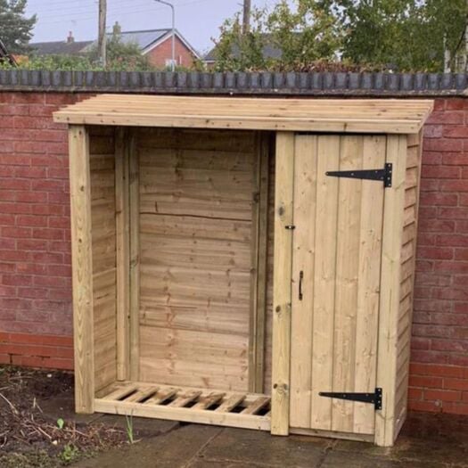 Paving Superstore Pro Range _ 'Rustic Country' - Log Store With Tool Store 