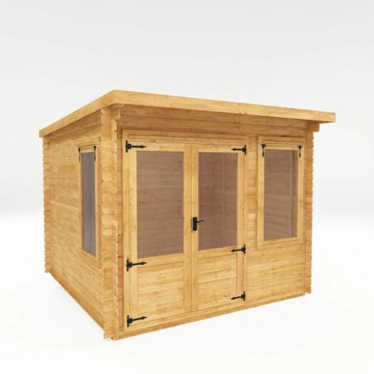 Mercia _ Log Cabin - Pent