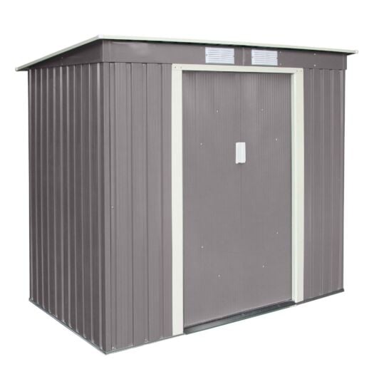 Rowlinson _Trentvale Pent Light Grey - Shed
