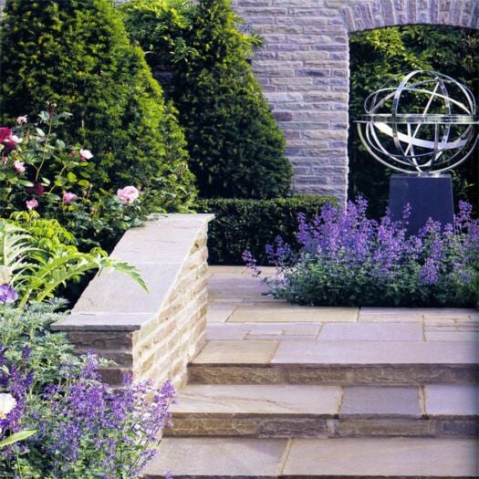 Stonemarket Paving_Antique Sandstone 'Vintage' Manor-WALLING