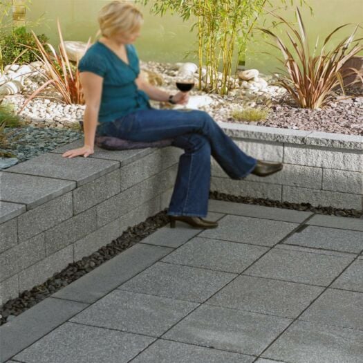 Marshalls Paving _ Concrete 'Argent' Dark - WALL COPING / PATH EDGING