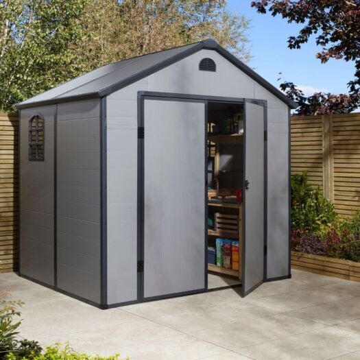 Rowlinson _ Airevale Light Grey Plastic Apex- Shed