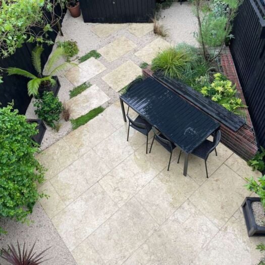 Paving Superstore _ Sawn & Honed Egyptian Limestone 'Primary Range' Sahara Beige - PAVING SLABS