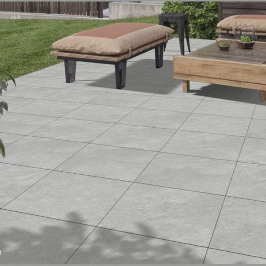 Paving Superstore _ Porcelain 'Primary Range' Quartz Grey - PAVING SLABS