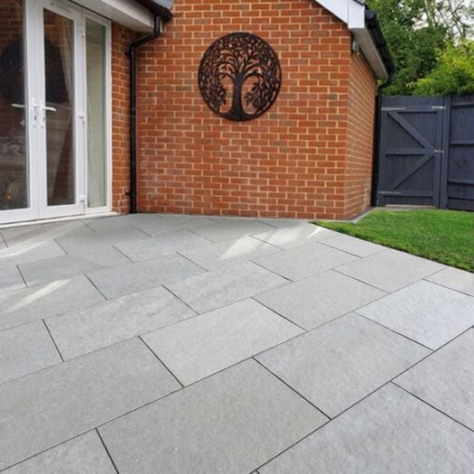 Paving Superstore _ Riven Limestone 'Primary Range' Kota Blue - PAVING SLABS