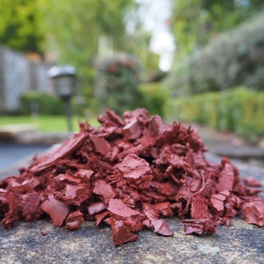 Playground Rubber Chippings - Dark Terracotta