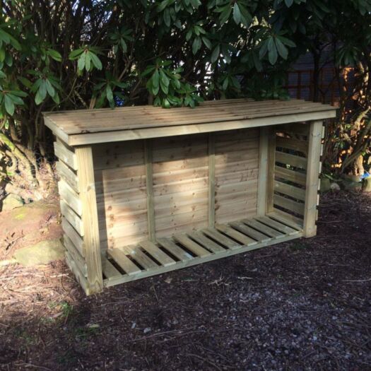 Paving Superstore Pro Range _ 'Rustic Country' - Slatted Log Store