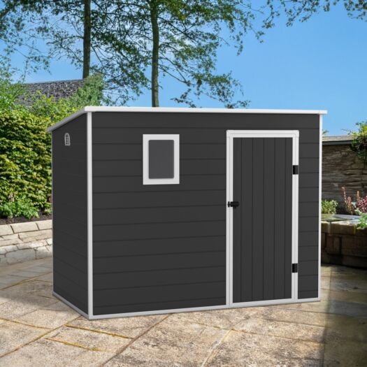 Storemore_Lotus Oxonia Plastic, Pent Roof-Shed