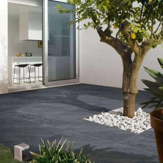 Paving Superstore _ Porcelain 'Element Range' Anthracite - PAVING SLABS