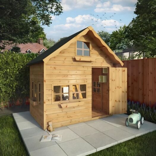 Mercia _ Double Storey Swiss Cottage Playhouse