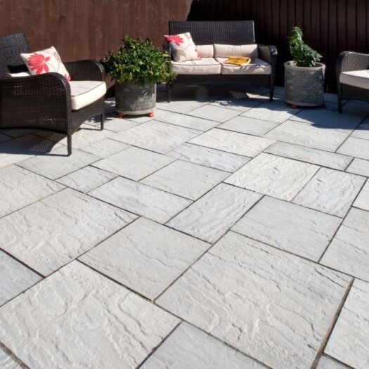 Bowland Stone _ Concrete 'Windsor Riven' Grey - PAVING SLABS