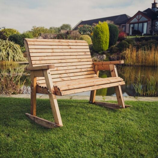 Paving Superstore _ 'Rustic Country' - Valley Rocking Bench