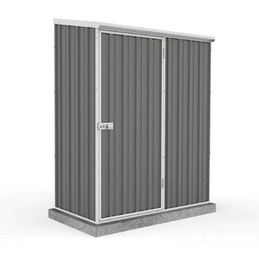 Mercia _ Absco Woodland Grey, Space Saver, Pent Roof-Shed