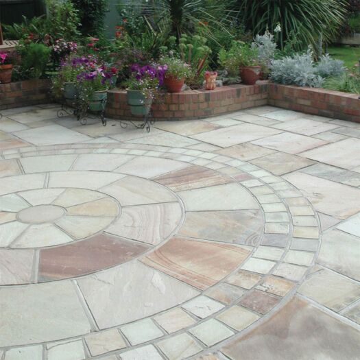 Circular Paving Slabs & Patio Circle Kits Free UK Delivery