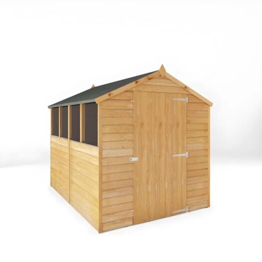 Mercia _ Overlap, Apex Roof Single Door - Shed
