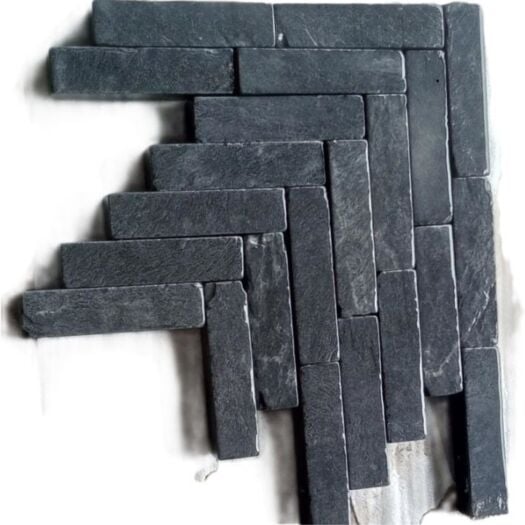 Paving Superstore _ Limestone 'Primary Linear Range' Black - BLOCK PAVING