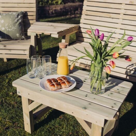 Paving Superstore _ 'Rustic Country' - Ergonomic Social Companion Four Seater Set