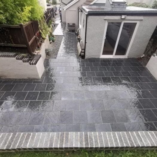 Bowland Stone _ Concrete 'Windsor Riven' Welsh Slate - PAVING SLABS