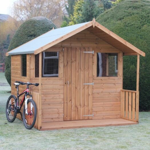 Shedlands _ Hobby, with Veranda and Installation-Summerhouse