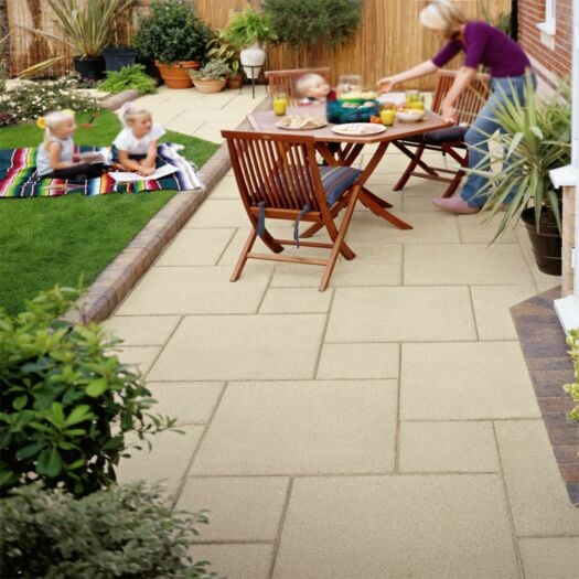 Marshalls Paving_Concrete 'Saxon' Natural-PAVING SLABS