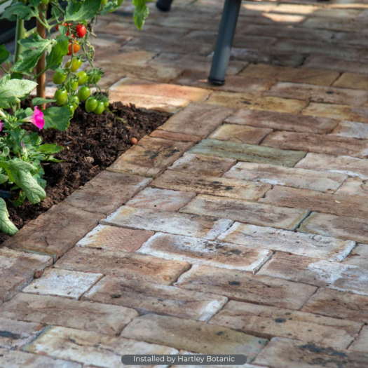 London Stone _ Tumbled Clay London Mixture - CLAY PAVERS