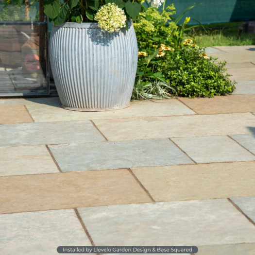 London Stone _ Limestone Kota Brown - PAVING SLABS