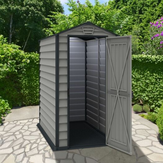 Storemore _ Saffron Apex Plus, Vinyl  -  Shed 4x6ft