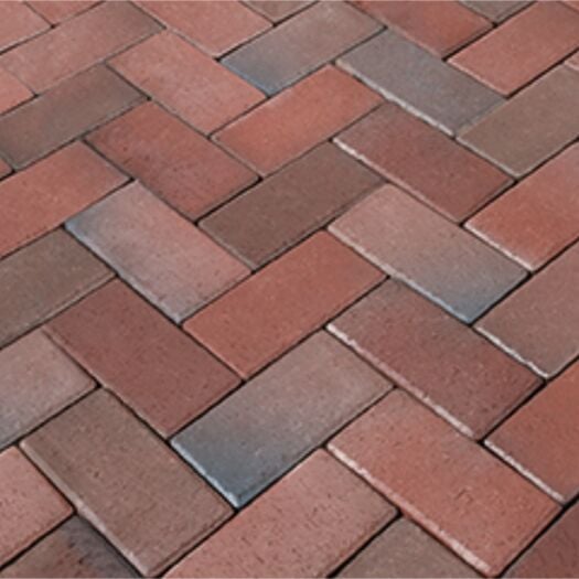 Wienerberger _ Clay 'Sycamore' Munster Red Brindle - CLAY PAVERS 