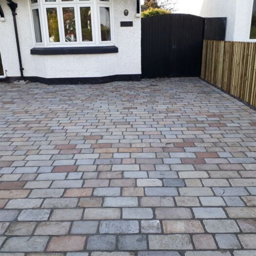 Paving Superstore _ Antique Sandstone 'Select Range' Autumn Mix - BLOCK PAVING