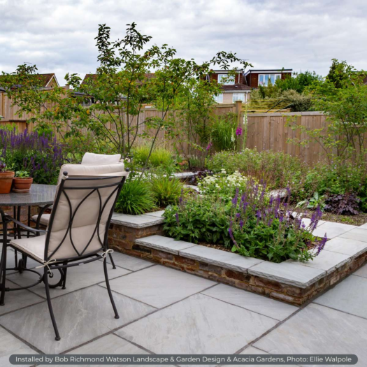 London Stone _ Riven Sandstone Kandla Grey - PAVING SLABS