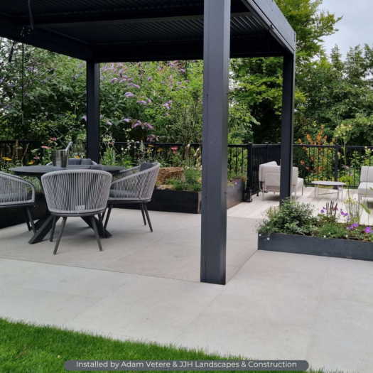 London Stone _ Porcelain 'Premium Range' Florence White - PAVING SLABS