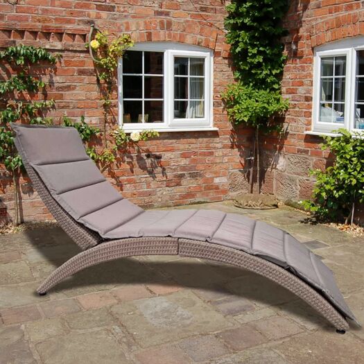 Rowlinson _ Albany Lounger - Natural Weave