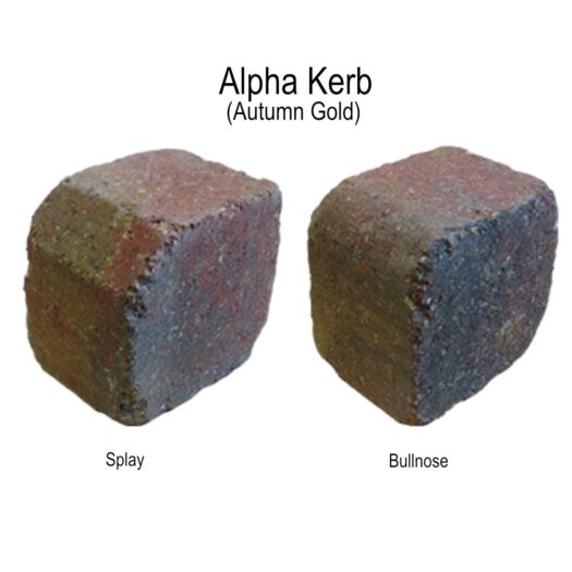 Brett Paving_Concrete 'Alpha Antique' Autumn Gold-BLOCK PAVING KERBS