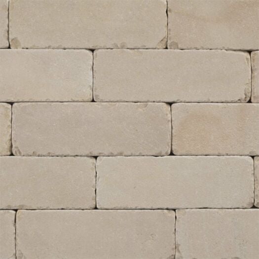 Marshalls Paving _ Sawn & Tumbled Sandstone 'Alvanley Pavers' Buff Blend - SETTS