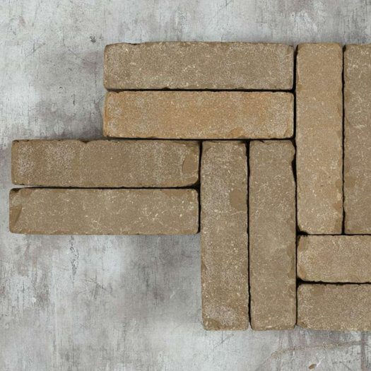 London Stone _ Tumbled Clay Antique Brown - CLAY PAVERS