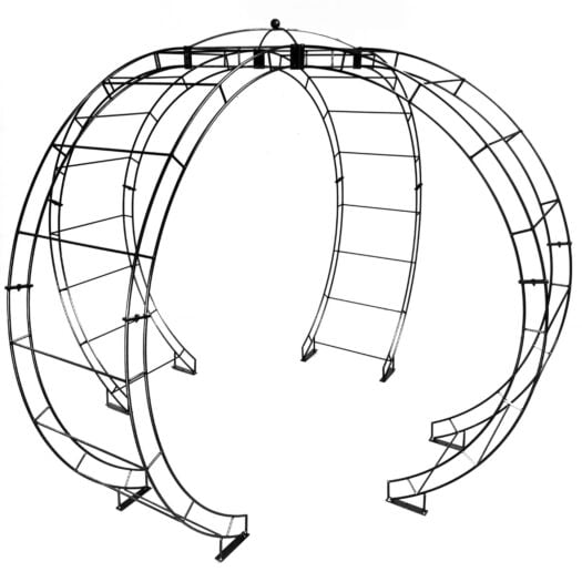 Poppyforge _ Round Gazebo - Garden Pergola