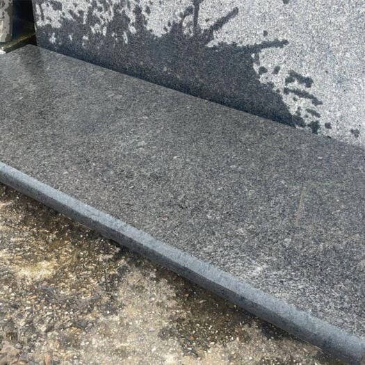 Paving Superstore _ Granite 'Select Range' Astro Black - BULLNOSE STEPS & COPING
